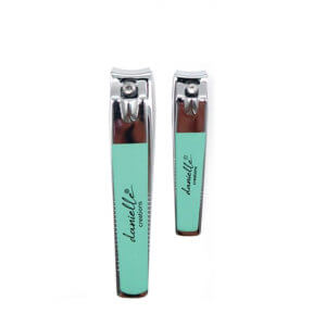 Danielle Beauty Turquoise Nail Clipper Duo Set